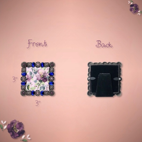 🔥 HOST PICK 🔥 Jeweled Filigree Mosaic Stone Frame - Picture 6 of 7